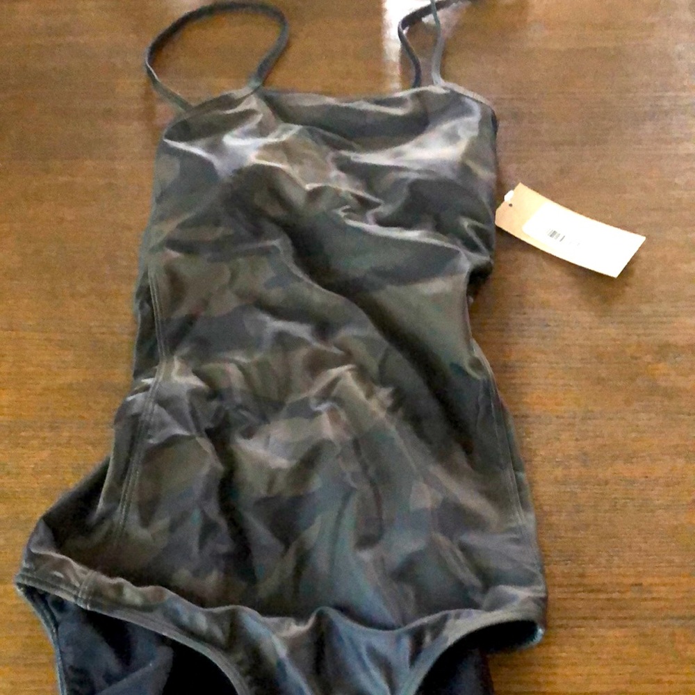 NWT Albion camo one piece swim suit